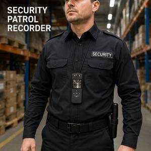 Caméra corporelle 4K WiFi avec objectif rotatif grand angle, enregistreur vidéo portable avec cordon magnétique pour inspection d'atelier et patrouille - Product Image 3