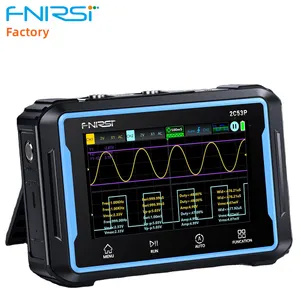 NEW Fnirsi 2C53P Digital Oscilloscope Real Time Sample Rate 50mhz Dual Channels 250MSa/s 4.3Inch Big Screen 3in1 Multimeter