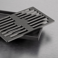JOYHOO Drain de sol Vertical en laiton, pour hôtel, WC, Rectangle, Commercial, 90x140 MM