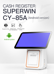 Tableta Android sistema pos escáner/58mm impresora térmica de recibos/cajón de dinero/cpu j1900/ ram 4g/ssd 64 cajero - Product Image 3