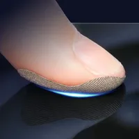 Manchon antidérapant anti-transpiration pour doigt, autocollant de jeu mobile, gants de jeu à écran tactile intelligent, accessoires de doigtiers respirants
