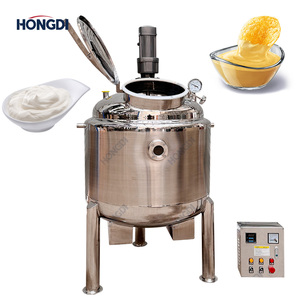 Réservoir de mélange de liquides chimiques en acier inoxydable 304 avec agitateur, moteur à engrenages, capacité 100L, chauffage 380V - Product Image 2