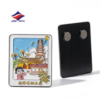 LZY Aimants de réfrigérateur 2D en métal personnalisés, 20 ans d'expérience, en alliage métallique, en forme de pyramide, cadeau, nouveau souvenir décoratif pour la maison, aimant de réfrigérateur
