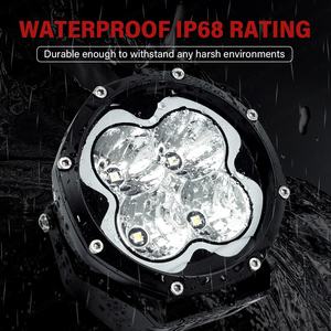 Faro Led Universal Amarillo de 5 Pulgadas Luz de Conducción de 12V para Vehículo Todoterreno 4X4 Luz Antiniebla para UTV Camión Tractor - Product Image 2