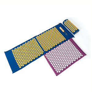 Üretici doğrudan tedarik akupressur matı pamuk büyük Yoga terapi akupunktur masaj matı ve yastık takımı - Product Image 1