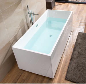 זול רחצה חינם עומד אמבטיות שריה מלבני אקריליק אמבטיה אמבטיה שונה גדלים כפול חצאית אמבטיה - Product Image 2