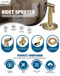 Dual Function Modern Handheld Bidet <strong>Shattaf</strong> Sprayer Hot Cold Jet Douche Kit Diaper Set for Bathroom Shower Toilet <strong>Shattaf</strong> - Product Image 2