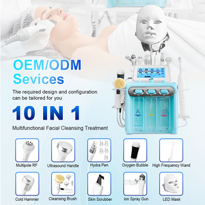 Entrega en 5 Días CE, Dispositivo Hydra 10 en 1, Hidrodermoabrasión, Máquina Facial de Oxígeno y Vacío para Eliminar Puntos Negros, para Salón - Product Image 1