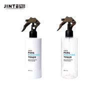 Botol Lotion Plastik Transparan Hitam Grosir Kosmetik 50ml-350ml dengan Logo Custom dan Pompa