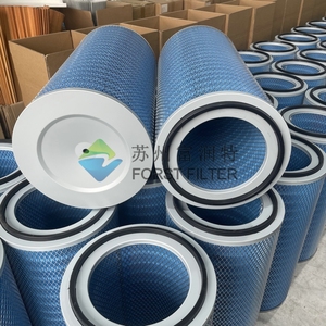 Forst Nhà cung cấp không khí lượng tuabin khí nhà máy điện hình trụ cellulose + FR + Nano bụi loại bỏ bộ lọc không khí Cartridge - Product Image 2