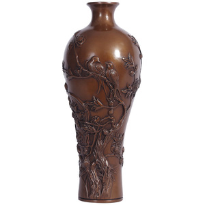 Jarrón de Cobre Magpie de 31 Pulgadas, Diseño Tradicional, Decoración para el Hogar, Regalo de Boda - Product Image 4