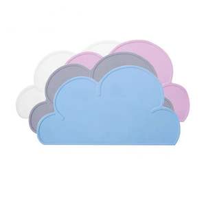 Mantel Individual de Silicona en Forma de Nube, Portátil, para Niños y Bebés, Fácil de Limpiar - Product Image 1