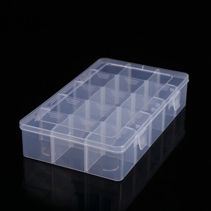 Caja de Almacenamiento Transparente de Plástico PP con 15 Compartimentos y Divisores Desmontables para Equipo y Accesorios de Pesca - Product Image 2