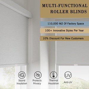 Stores enrouleurs électriques intelligents sans fil en polyester occultant de qualité supérieure, à commande manuelle, <span class=keywords><strong>pour</strong></span> fenêtres - Product Image 2