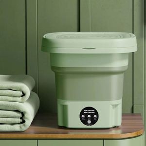 Folding Washing Machine, Household Portable <b>Mini</b> Baby Folding Washing Machine, Underwear Washing Machine - Product Image 1