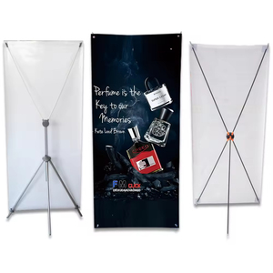 Flex x <span class=keywords><strong>baner</strong></span> đứng tùy chỉnh x Đứng hiển thị biểu ngữ nhôm Cmyk in kỹ thuật số biểu ngữ là viết tắt của hiển thị - Product Image 2