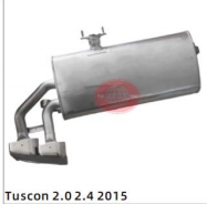 YUEYANG Silenciador de Escape de Acero Inoxidable Personalizado para Tucson 2015 2.0L 2.4L - Product Image 5