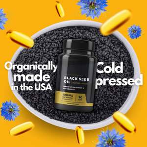 ผงซอฟต์เจลสำหรับวัยรุ่นไม่ใช่สำหรับสตรีมีครรภ์แคปซูลน้ำมันเมล็ดยี่หร่าสีดำเม็ดเย็นฮาลาล - Product Image 6