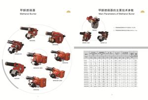 Brûleur à méthanol/éthanol à deux étages de 150-350 kW, directement de l'usine, avec commutation automatique de la flamme (deux options de pompe à huile). - Product Image 2