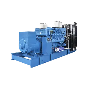 High voltage 1800kw Industrial Silent Container Genset Germany MTU engine 2250KVA Soundproof Diesel Generator