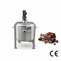 Petit moulin de raffineur de chocolat de laboratoire Conche 50L 500L 1000L rectifieuse de raffinage de chocolat Conching