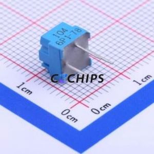 ตัวต้านทาน GF063P1-B104K ปรับได้/โพเทนชิออมิเตอร์ผ่านรูส่วนประกอบ (THT) ตัวต้านทาน100Kohm 20% - Product Image 2