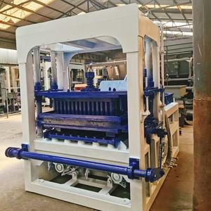 Beton getaran mesin blok berongga mesin pembuat Paver dengan peralatan konstruksi PLC mesin semen pasir langsung - Product Image 4