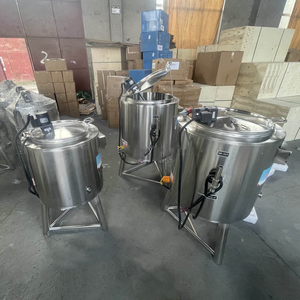 Pasteurisateur en acier inoxydable 30L 50L 75L 100L pour lait de chamelle, miel, jus de fruits, purée de fruits, ketchup, yaourt et lait - Product Image 5