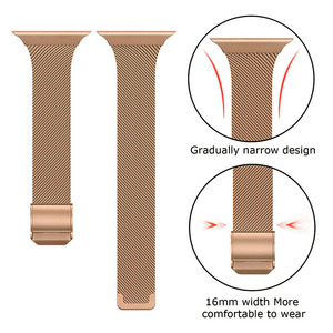 สายนาฬิกา Milanese Loop สำหรับ <span class=keywords><strong>Apple</strong></span> <span class=keywords><strong>Watch</strong></span> 1-10สายสแตนเลสสตีลขนาด40 44 41 42 45 49มม. - Product Image 5