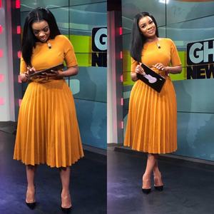 Vestido Casual Plisado para Mujer <span class=keywords><strong>con</strong></span> Media Manga, Estilo Europeo, Americano y Africano, Talla Grande, Vestidos de Fiesta de Moda, Técnica de Teñido Liso - Product Image 2