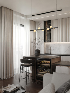 <span class=keywords><strong>Simig</strong></span> Beleuchtung Moderne Kunst Individualität Leichtgewichtiger Luxus LED Langer Kronleuchter - Product Image 3