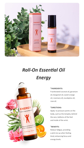 น้ำมันหอมระเหยโรลออนธรรมชาติสำหรับนวดผ่อนคลายร่างกายและใบหน้า ช่วยให้นอนหลับสบาย มีบริการรับผลิตแบรนด์ส่วนตัว - Product Image 6