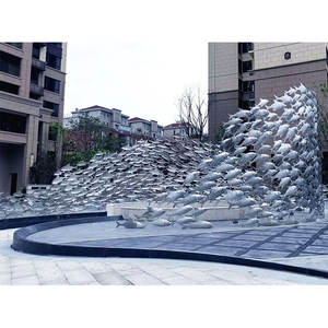 Escultura Metálica Moderna Senzhao, Escultura de Arte Personalizada para Exteriores, Jardín, Hotel - Product Image 1