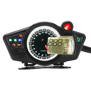 Compteur de vitesse DC12V, tachymètre, rétroéclairage anti-éblouissement, jauge universelle pour moto, ATV, UTV, 1, <span class=keywords><strong>2</strong></span>, 4 <span class=keywords><strong>cylindres</strong></span> - Product Image 2