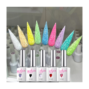 Nueva Llegada Ruisen Nail Gel Nail Art Glitter Esmalte Lentejuelas Copos de nieve Gel Macaron Color Uv Led Semi Permanente Barniz <span class=keywords><strong>Manicura</strong></span> - Product Image 1