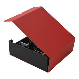 Boîte <span class=keywords><strong>de</strong></span> rangement pour cartes <span class=keywords><strong>de</strong></span> jeu <span class=keywords><strong>de</strong></span> société Torson à <span class=keywords><strong>4</strong></span> compartiments, rouge et blanc, pour TCG et PTCG, capacité <span class=keywords><strong>de</strong></span> 3000+ cartes - Product Image 5