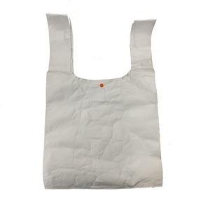 Hot Sale Recycled Medium Size Custom T-shirt Bag 2023 New Fashion Cheap Tyvek <b>Tote</b> T-shirt Shopping Bag - Product Image 1