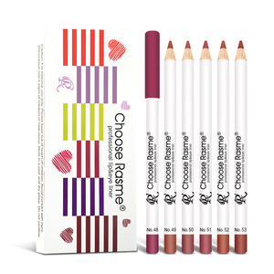 Lot <span class=keywords><strong>de</strong></span> 6 crayons à lèvres mats naturels véganes OEM, tons <span class=keywords><strong>bois</strong></span> <span class=keywords><strong>de</strong></span> <span class=keywords><strong>rose</strong></span>, maquillage minéral haute pigmentation, waterproof, longue tenue, en <span class=keywords><strong>bois</strong></span> - Product Image 5