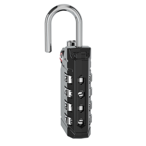 Serrure à combinaison à double levier certifiée <span class=keywords><strong>TSA007</strong></span>, en alliage de zinc à 4 chiffres, avec crochet TSA et serrure douanière - Product Image 1