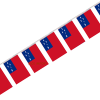 Drapeau de la Sainte-Vitoline et des Grenadines, guirlande de fanions, mini-drapeaux, décoration pour la salle de classe, les événements sportifs