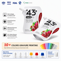 Feiao 50ml 100ml 500ml Speciale Vorm Plastic Verpakking Doypack Tuitzakje Frisdrank Fruitsap Staande Tuitzak