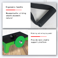 Équipement de fitness commercial : Machine de musculation à résistance par volant d'inertie horizontal pour traction et rame