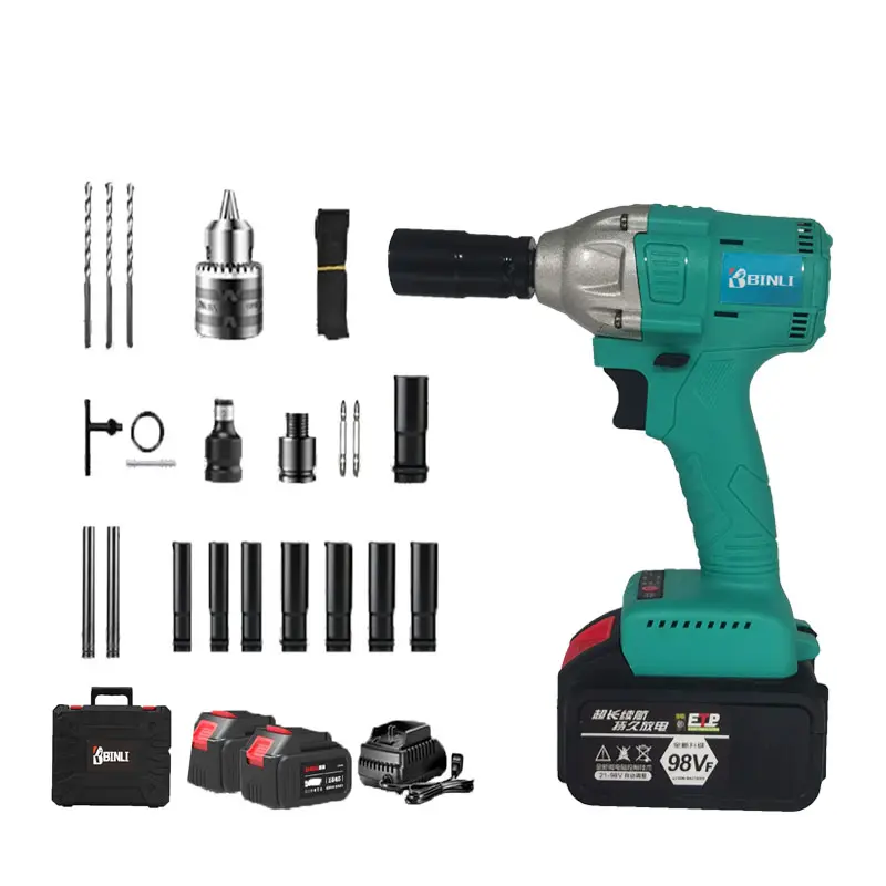 Li-Ion Battery Cordless 12V 21V 4.0Ah Brushless Impact Wrench