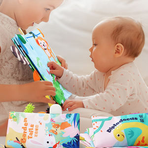 SeaMind, juguetes <span class=keywords><strong>de</strong></span> papel plisado personalizados, telas <span class=keywords><strong>de</strong></span> animales lavables, cola suave, educación sensorial temprana, libro <span class=keywords><strong>de</strong></span> tela <span class=keywords><strong>para</strong></span> bebés - Product Image 4