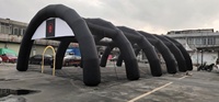 Grande Promotion : Tente Tunnel Gonflable Géante et Robuste en PVC pour Événements Extérieurs Commerciaux, Abri de Voiture de Fête