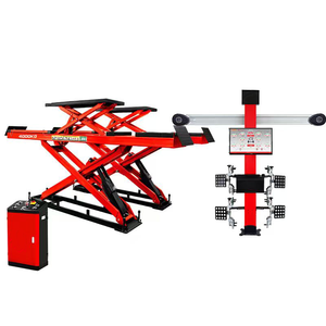 <span class=keywords><strong>Pont</strong></span> élévateur <span class=keywords><strong>automobile</strong></span> à ciseaux <span class=keywords><strong>220V</strong></span> à vendre, prix abordable, avec aligneur de roues - Product Image 2