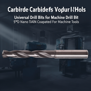 Foret universel en carbure 5xD avec revêtement Nano TiAlN pour machines-outils - Product Image 3