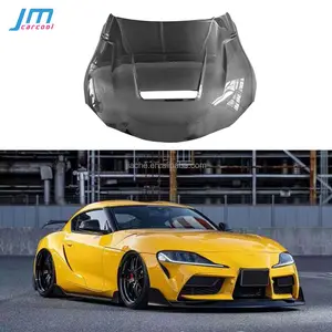 Koolstofvezel Voorbumper Motorkap Ventilatieopeningen Auto Auto Styling Voor Toyota Supra 2019 2020 Auto Styling