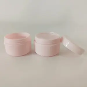 Empty Refillable 10ml Mini Plastic Face Eye Cream Lotion Cosmetic Container Makeup Jar with Dome Lids