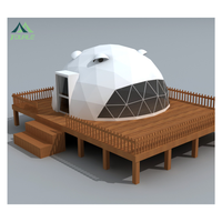 Dôme géodésique professionnel de grande taille pour événements, mariages, expositions et espaces commerciaux temporaires uniques avec structure en acier